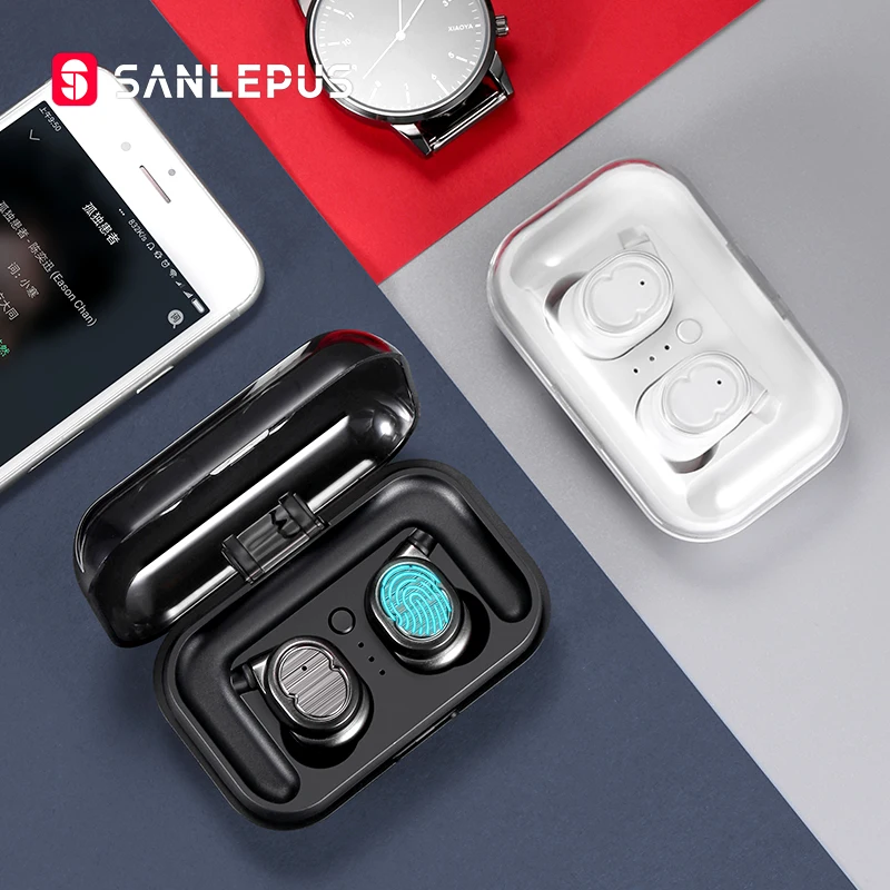 SANLEPUS tws наушники беспроводные наушники Bluetooth наушники Спортивная гарнитура воздушные наушники с микрофоном для телефона Xiaomi Android