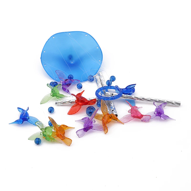 

Creative Lucky Humming Bird Wind Chimes Bells Hanging Gifts Dreamcatcher Pendant Wall Home Car Decor Garden Window Decoration