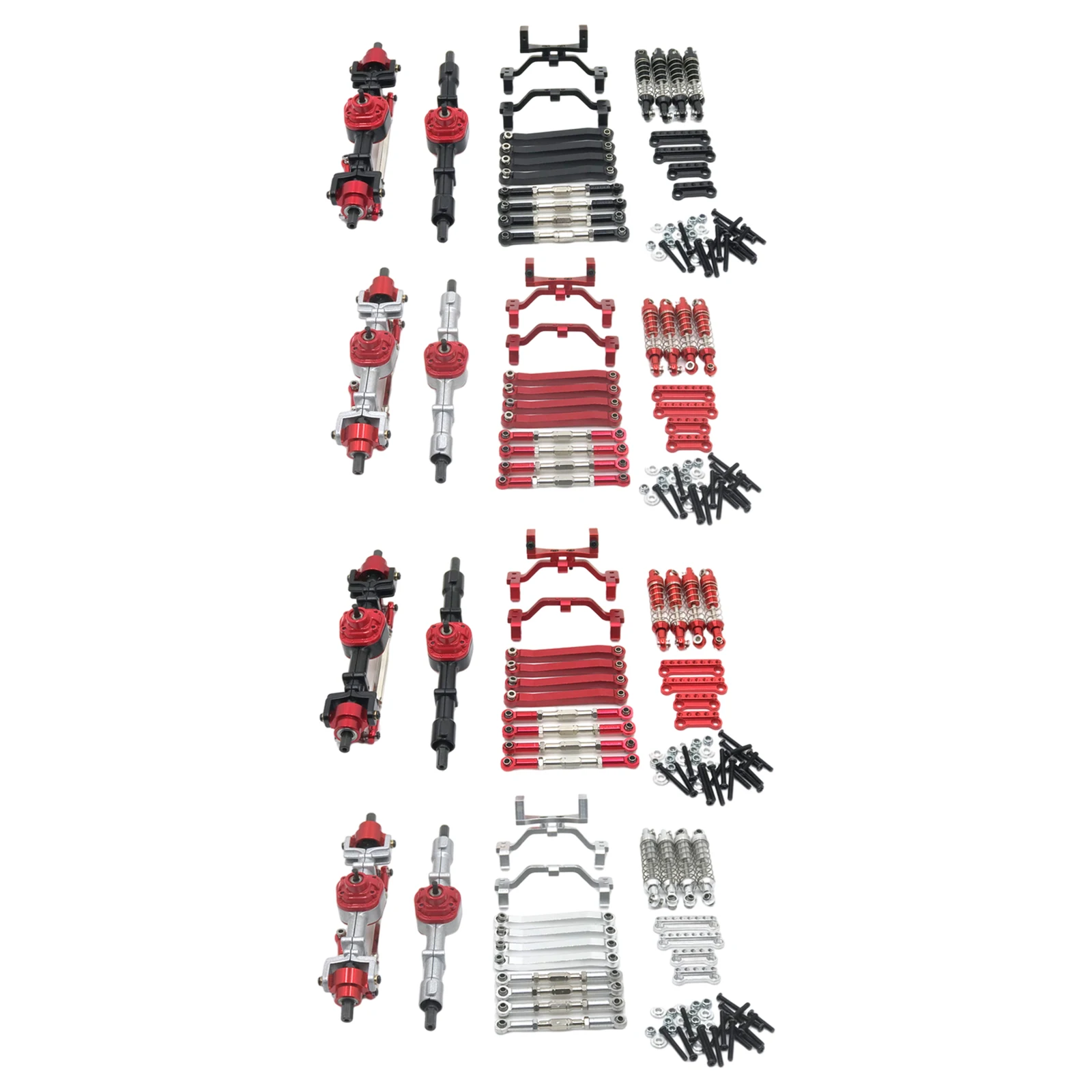 

1/12 RC обновленный металлический комплект передняя и задняя оси рулевой сиденье для стержня тяга для MN D96 DIY аксессуары