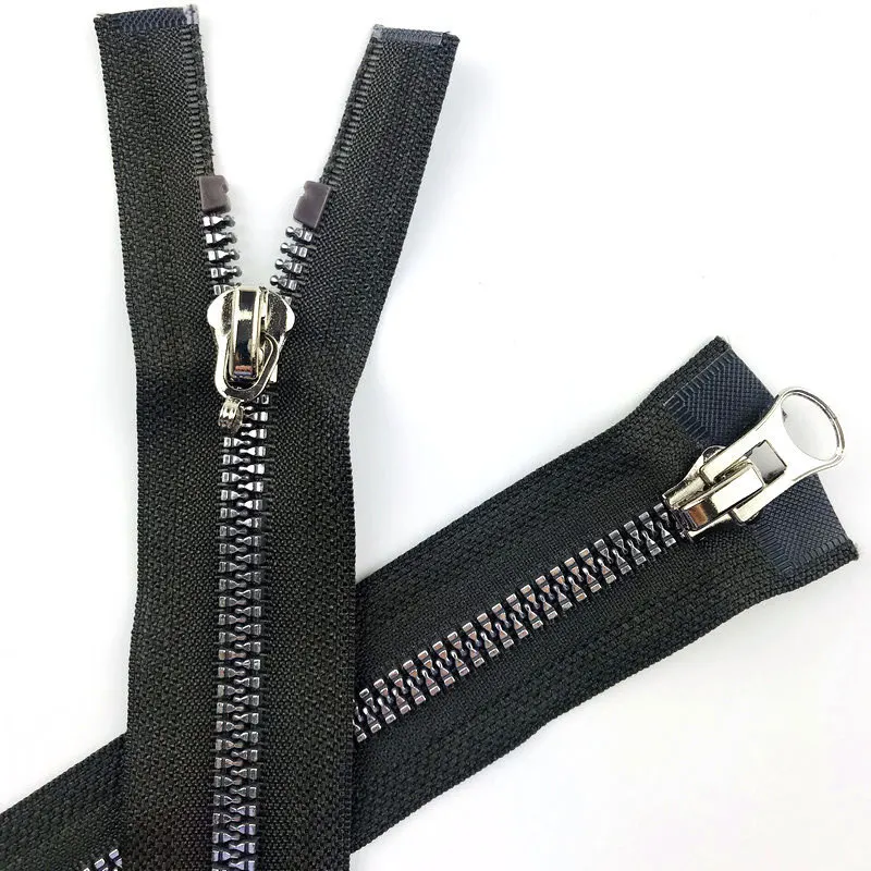 Молния из смолы 8 # имитация усиленных зубьев молния с двойным открытым хвостом 120