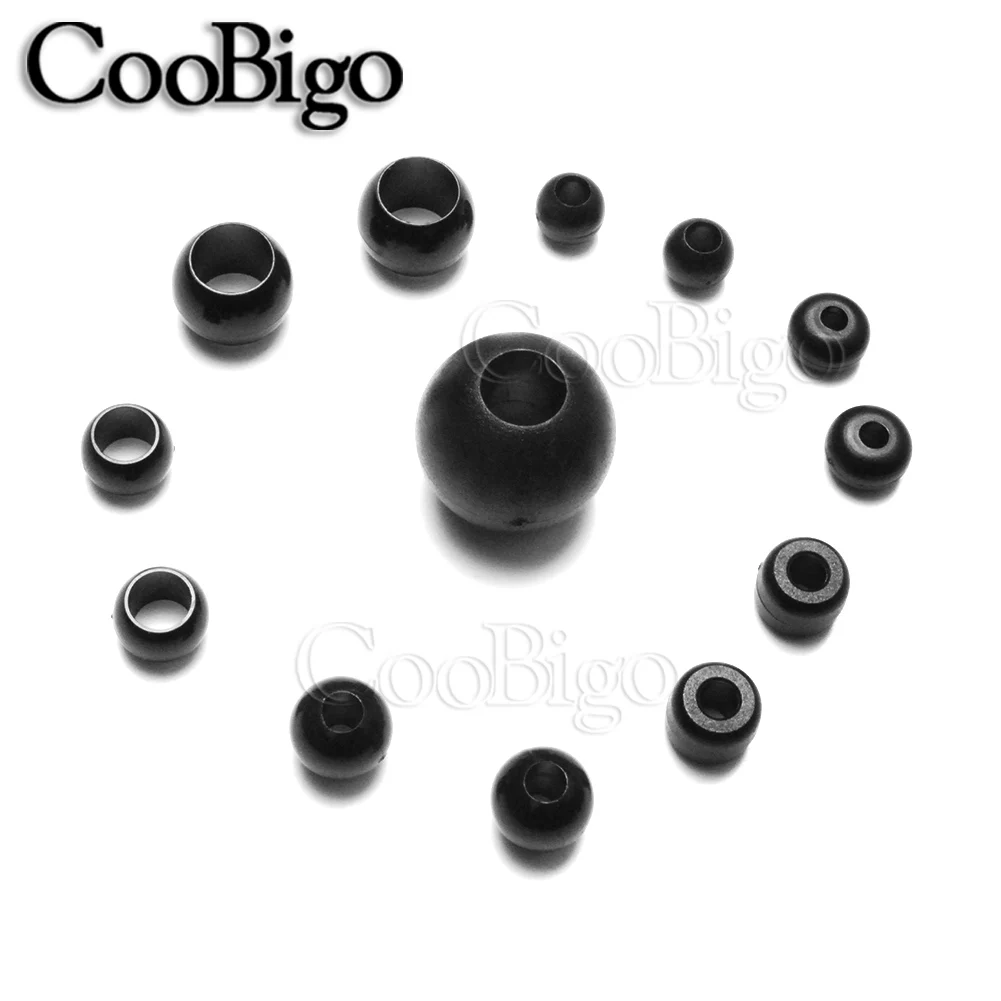 Пластик бисера пони баррель прокладки с большим отверстием Открытый Отдых