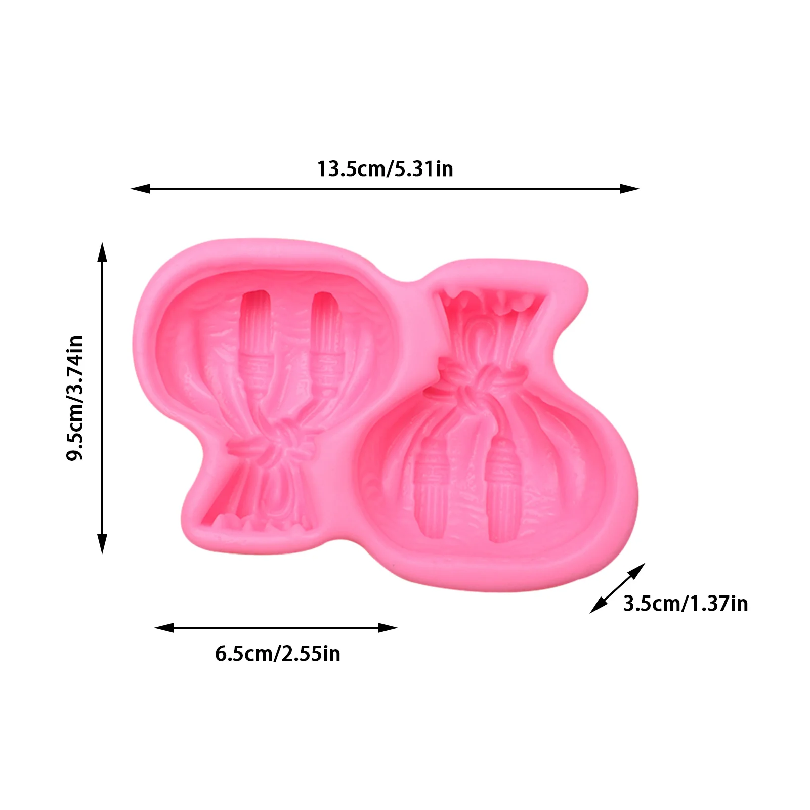 

DIY Silicone Mold Surprise Grab Shaped Candle Mold Plaster Molds Blessing Bag Shape Scented Gypsum Candle Making Kitchen Tool