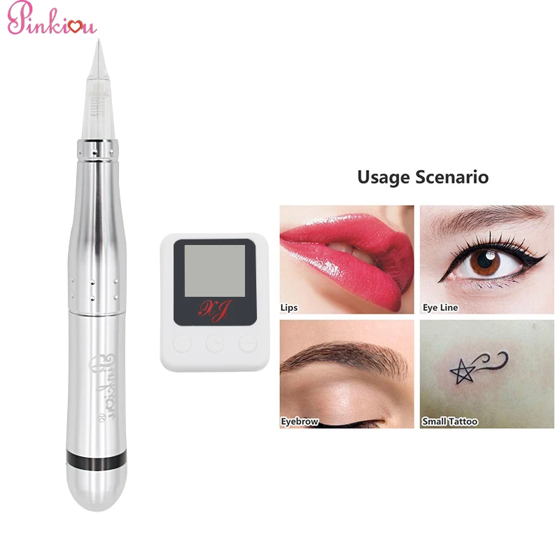 Машинка тату машинка с ручкой для перманентного макияжа бровей губ|Тату-машинки|
