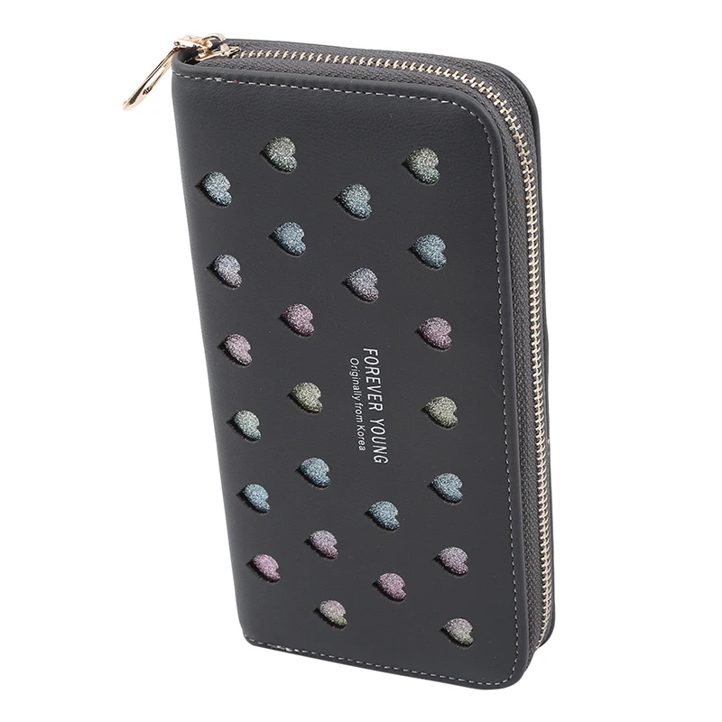 

Zipper Portefeuille Female Purse Clutch Cartera Mujer 2019 Wallet Women Long Cute Wallet PU Leather Large Capacity Women Wallets