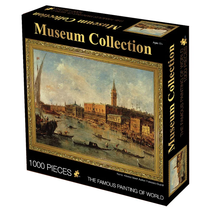 Adults 1000 pieces Puzzle Vintage Painting Beautiful World Jigsaw Piece Paper Educational Toy Brithday Gift | Игрушки и хобби