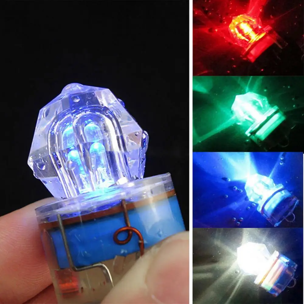 

Deep Sea Diamond Shape Underwater LED Fishing Light Squid Strobe Bait Lure Tool