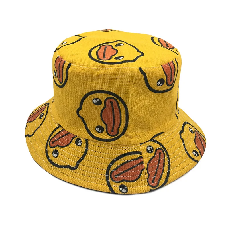 Панама для мужчин и женщин шапка от солнца с изображением кролика утки лидер