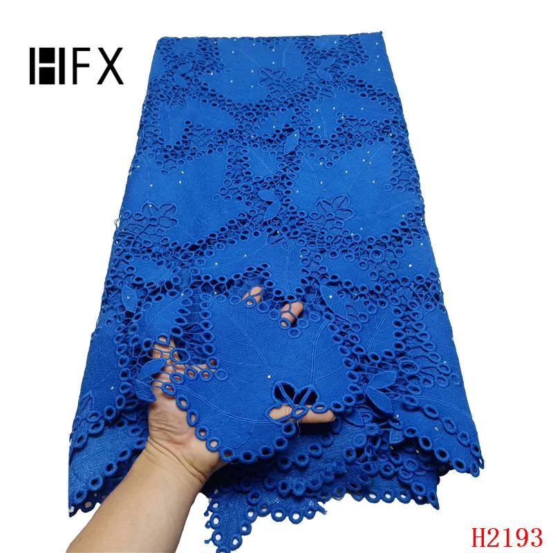 Tissu africain broderie coton нигерийский шнур кружевной ткани высокое качество Гипюр Вышивка Французская ткань кружево для вечернего платья