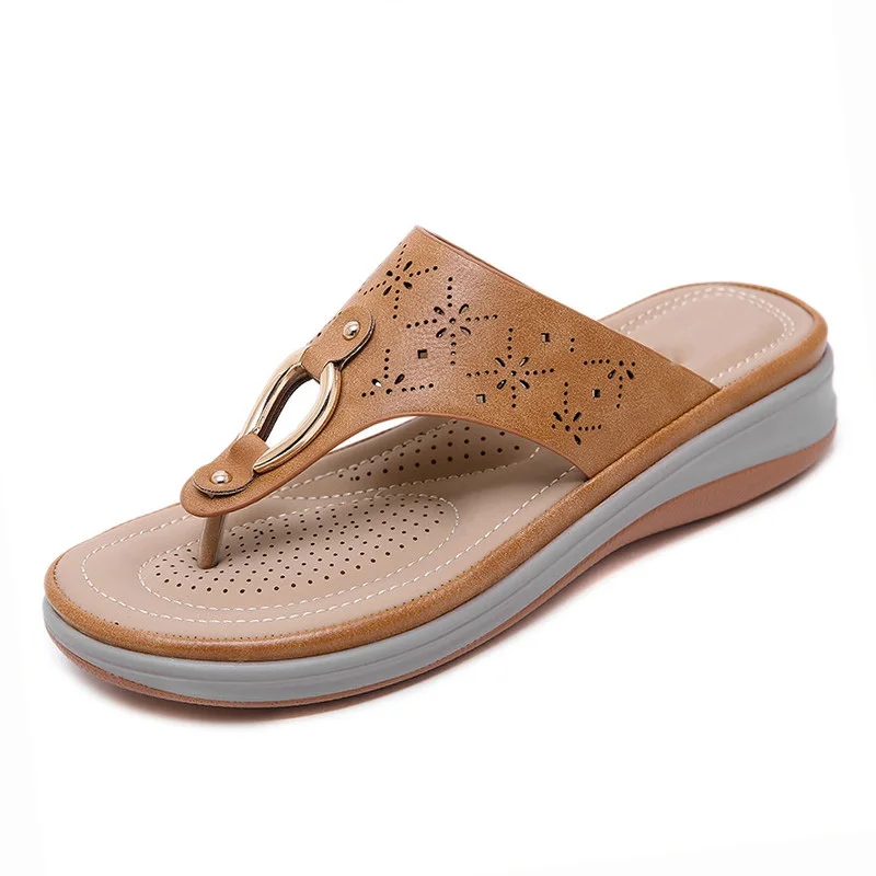 HOVINGE сандалии на платформе большого размера китайские пляжные шлепанцы