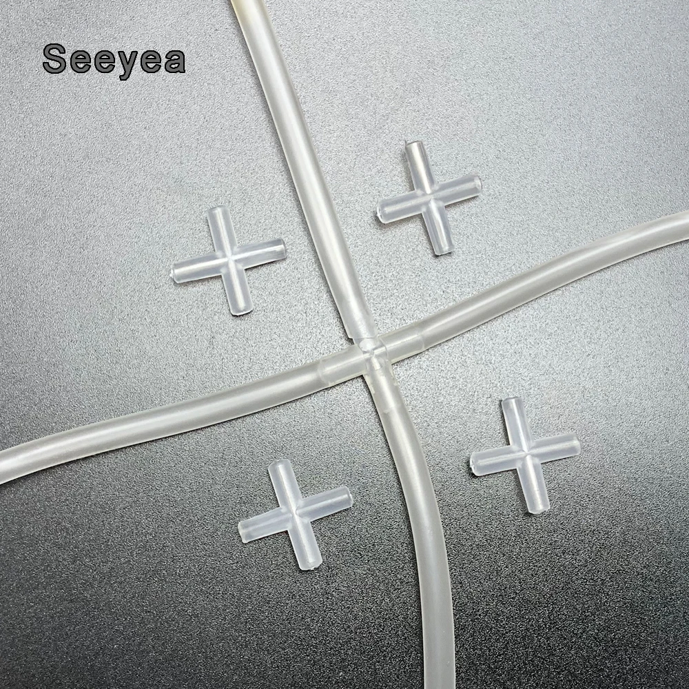 Соединитель воздушной трубки для аквариума 4 мм воздушный насос Прямое