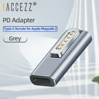 accezz usb c magnetic adapter type c connector plug pd 60w quick charge for apple magsafe 2 1 macbook pro air samsung converter