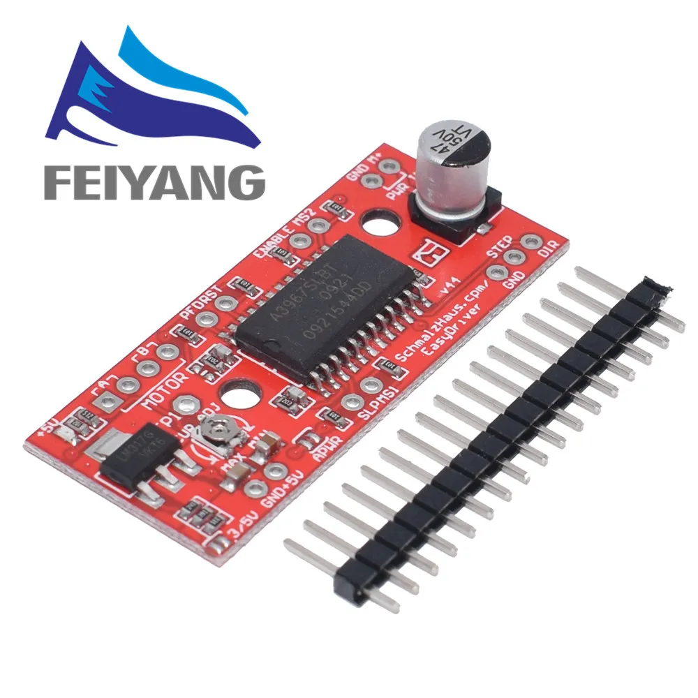 A3967 шаговый двигатель EasyDriver Motor Driver макетная плата для 3D принтера модуль A3967|development