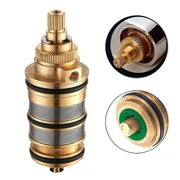 1pcs brass replacement thermostatic water valve cartridge spool shower mixer valve bar home bathroom repair kit