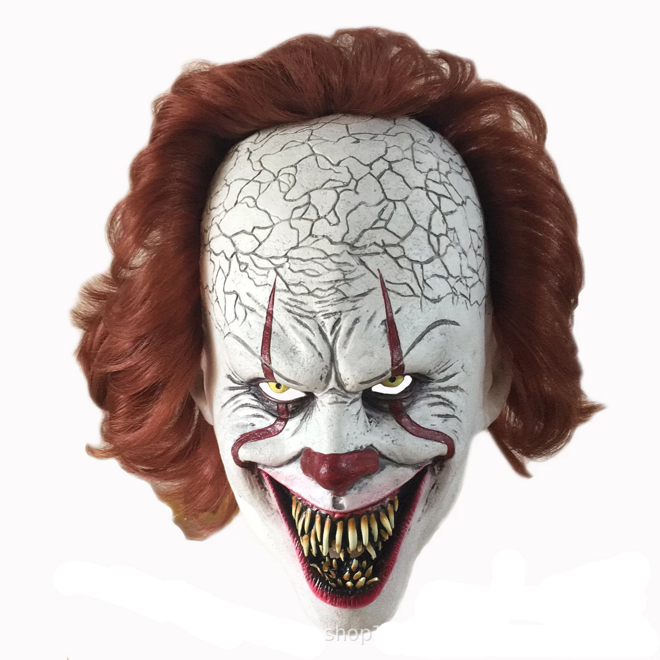 

Маска на Хэллоуин жуткий страх клоун на все лицо из фильма ужасов костюм Джокера для вечерние ринки фестиваля косплея реквизит украшение на...