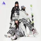Горнолыжный костюм куртка и лыжные штаны VECTOR для мужчин и женщин, зимний теплый, водонепроницаемый, с защитой от ветра и влаги, для занятий спортом на открытом воздухе, сноуборда, лыжного спорта