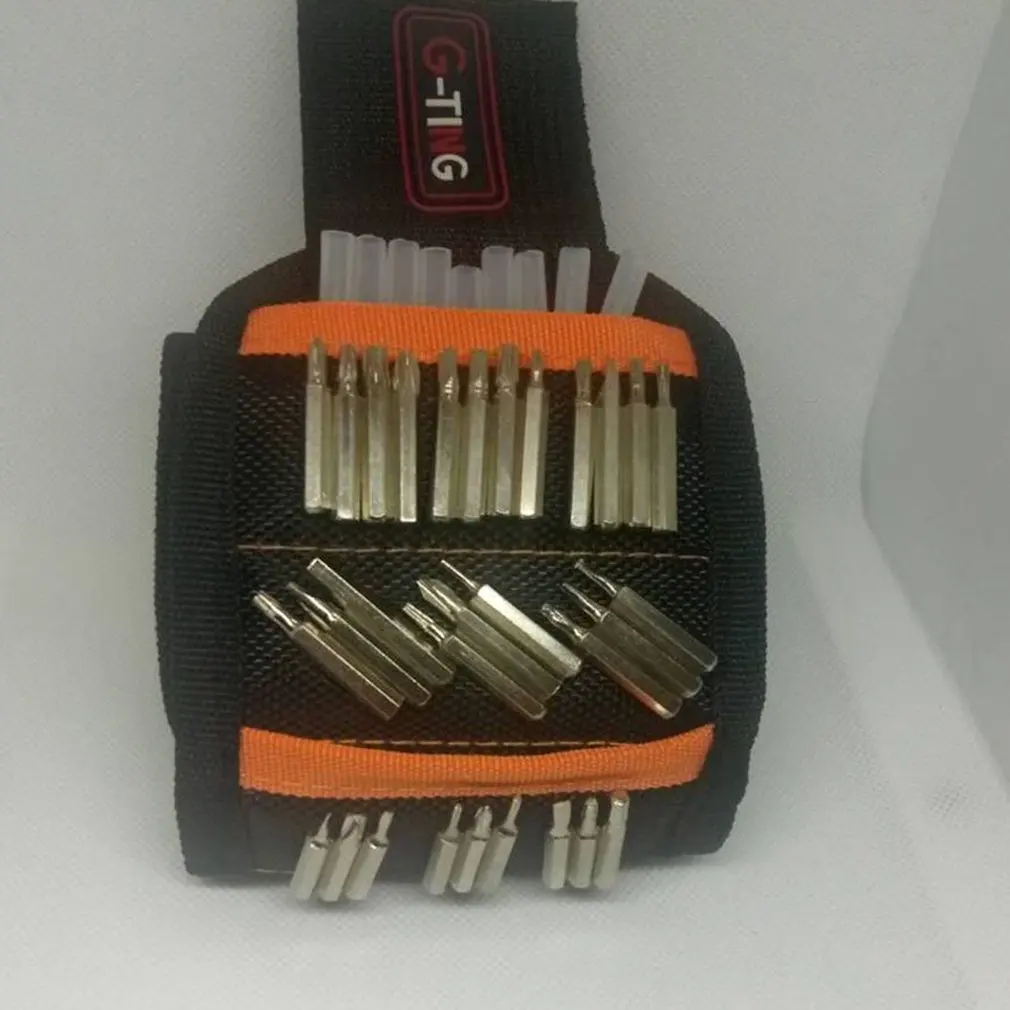 

Super Magnetic Wristbands Holding Tools Wrist Strap Pickup Repair Tools