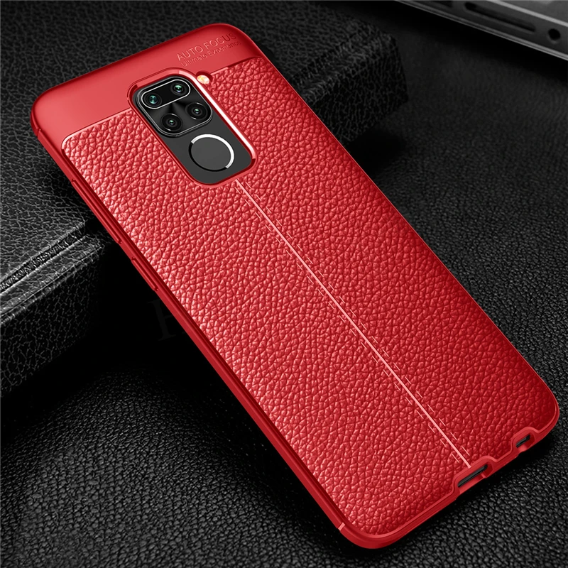 

For Xiaomi Redmi Note 9 Case Cover Luxury Leather Soft Silicone Back Cover Redmi Note9 Phone Bumper Case For Xiaomi Redmi Note 9