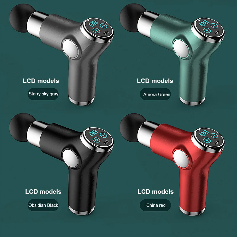 

Massage Gun Deep Tissue Percussion Muscle Massager For Pain Relief 16/32 gear LCD Display Fascia Gun Electric Body Massager