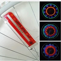 3 color lighting mode led cycling bicycle wheel spokes lights waterproof bike safety warning light decorated lamp for cycling
