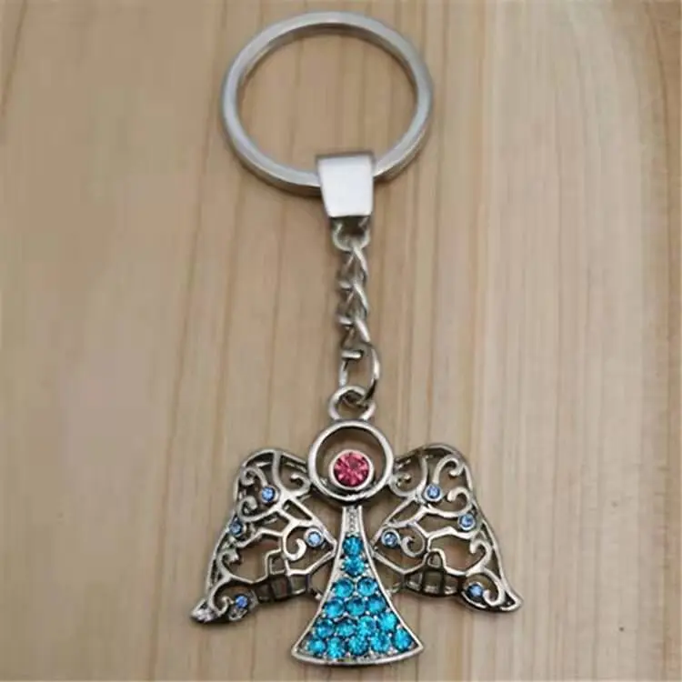 

creative angel keychain key ring cute key chain for women high quality portachiavi chaveiro llaveros bag charm