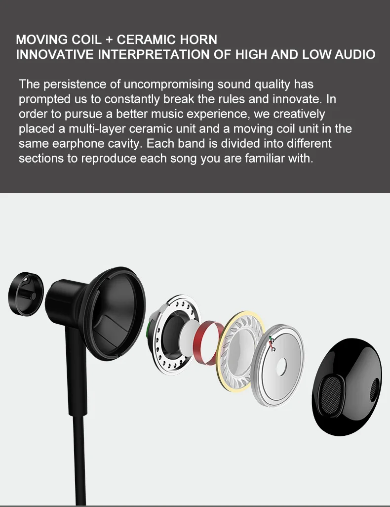 Оригинальные наушники XIAOMI с двумя драйверами type-C USBmacho en la oreja, наушники-вкладыши, черные, белые, Android, huawei