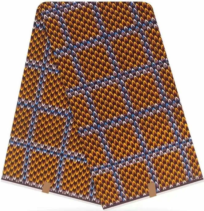29 Tissu африканская восковая хлопковая ткань для лоскутного шитья африканская Ткань 6 ярдов Анкара ткань батик африканская вощеная ткань принтом для платья C-44 - Цвет: 29