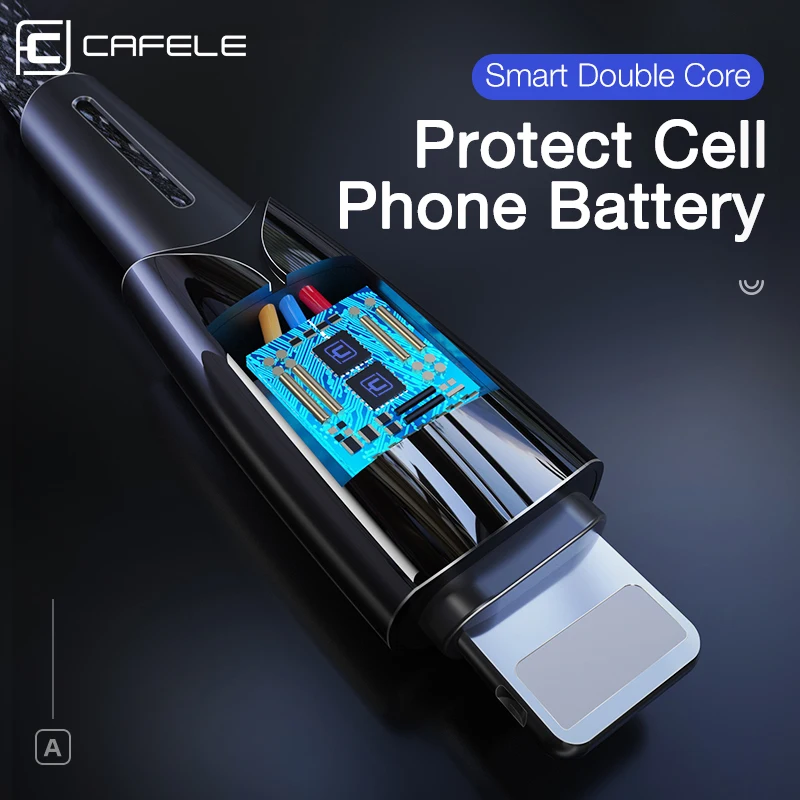 CAFELE USB C для Lightning Кабель 18 Вт Быстрая зарядка и синхронизация шнур совместимый PD
