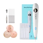 Ручка для удаления родинок с ЖК-дисплеем, профессиональная лазерная ручка для удаления татуировок, инструмент для ухода за кожей, удаление веснушек, бородавок, темных точек, уход за лицом