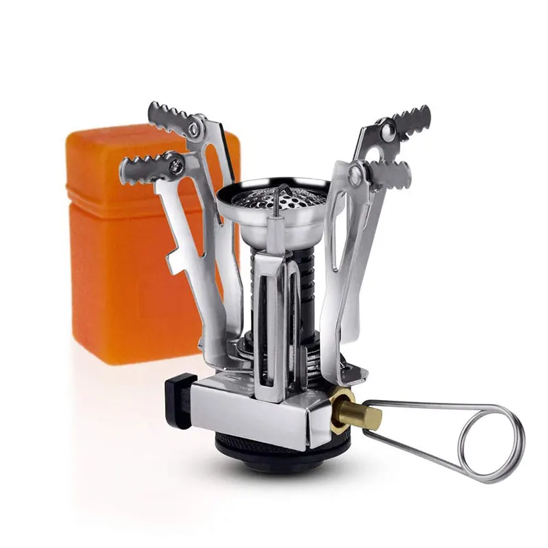 

Mini Camping Stove Portable Outdoor Gas Stove Ultra Light Aluminum Alloy Stove Cooking Picnic Split Stove Stove Travel Stove