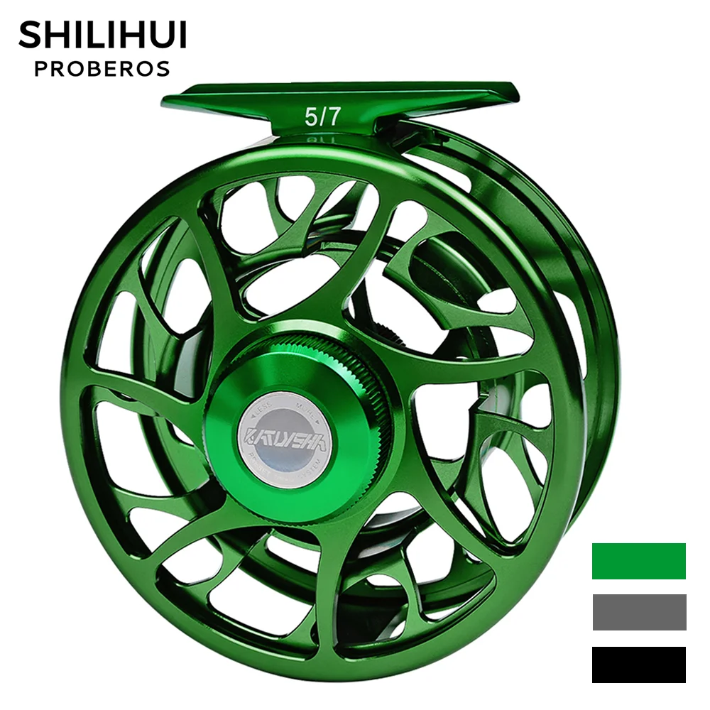 

SHILIHUI 3+1BB Fly Fishing Wheel Fly Fishing Reel CNC Machine Aluminum Fly Reels Ultralight Carp Fishing Accessories Pesca