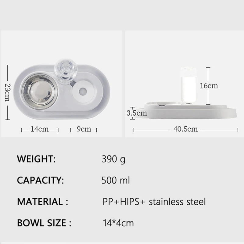 Двойная чаша для домашних животных автоматическая фоточаша кормления чаши из