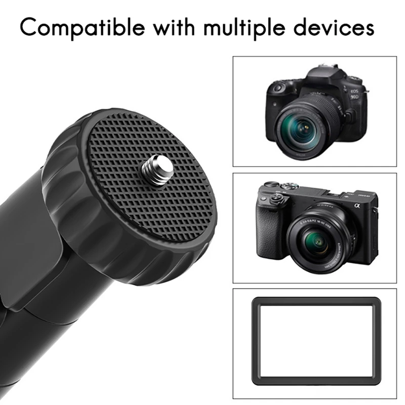 

Ulanzi MT-39 Fill Light Tripod 360 Rotating SLR Micro-Single Camera 565-1900mm Height Adjustment Fill Light Tripod Load 5KG