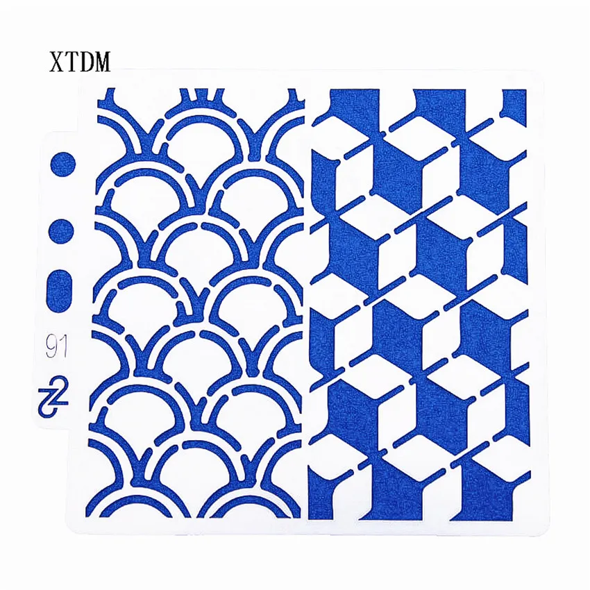 Лепестки дождя пластиковые формы Щит DIY торт шаблоны для вырезания Полые