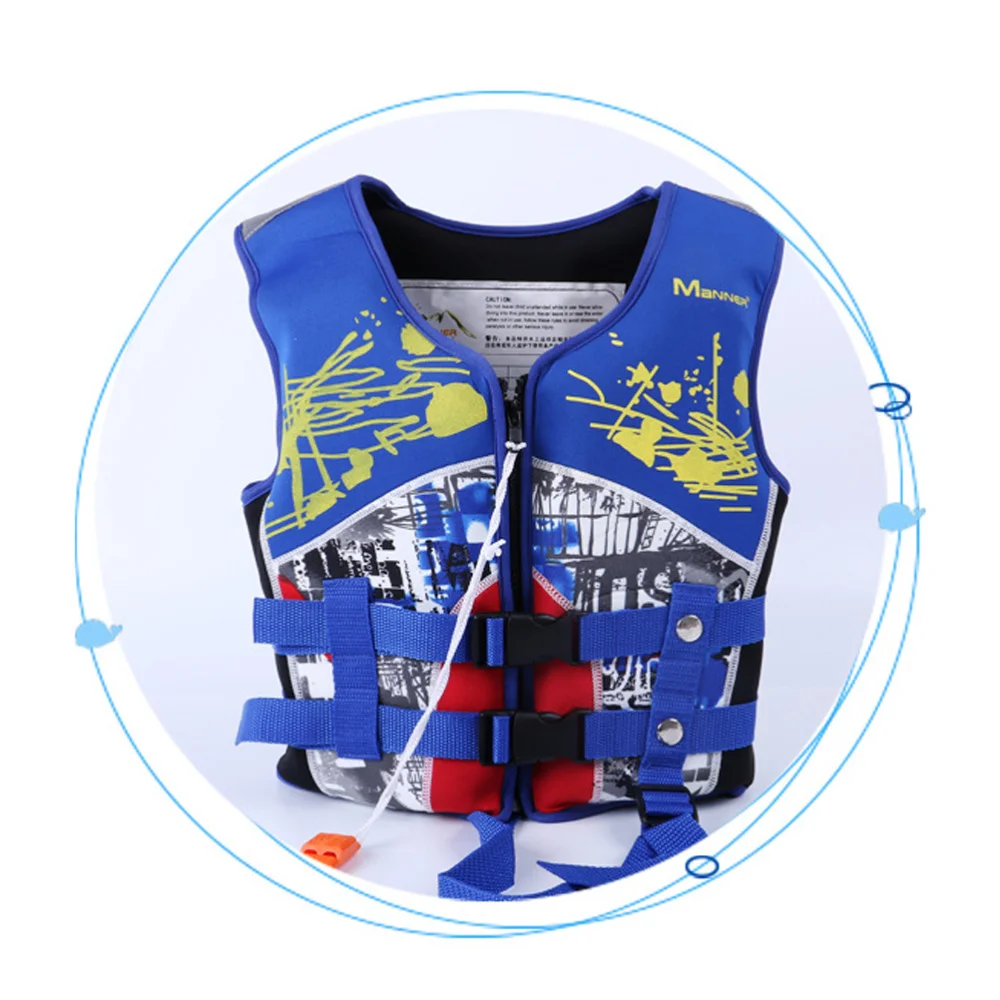 

Children Life Flotation Device Swimming Floats Vest Puddle Fashion (Size S, Blue)