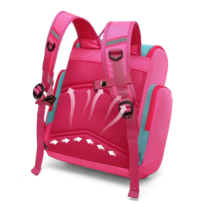 2023 Children School Bags Girls Cartoon rabbit Kindergarten Orthopedic Backpack Kids Satchel Boy Knapsack mochila