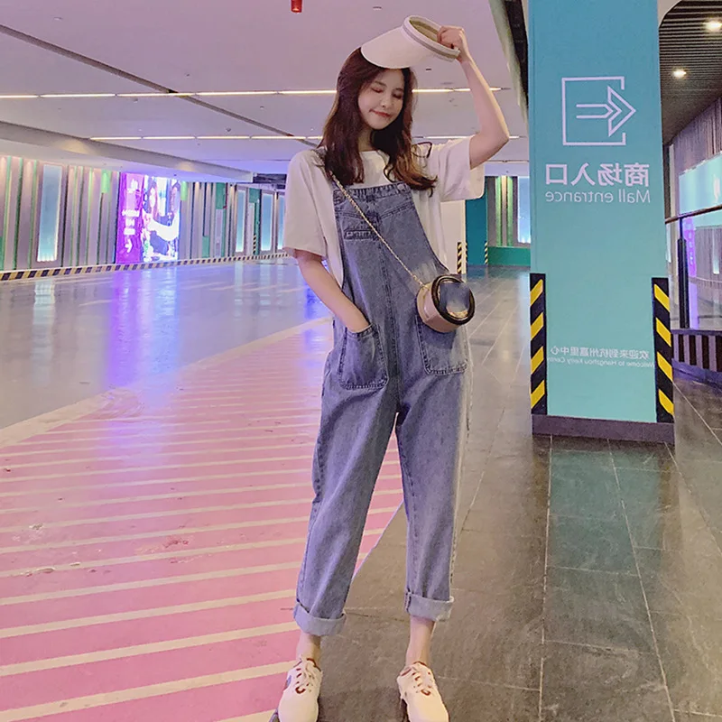 Ladies jeans mother jeans high waist jeans high elastic large size stretch jeans ladies washed high waist tooling cropped pants