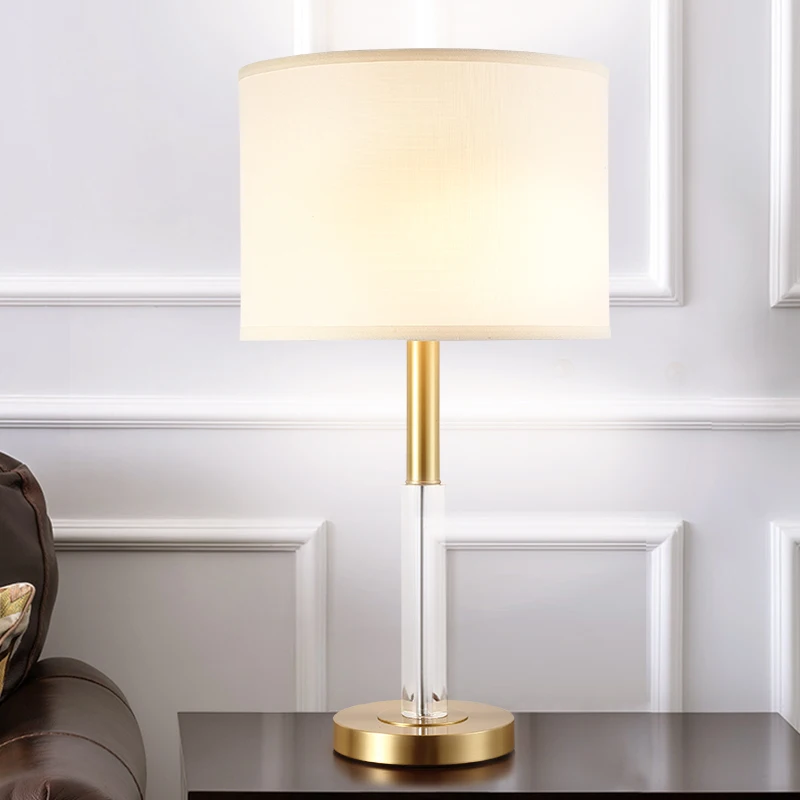 Медь настольная лампа Американский Стиль для Гостиная с украшением в виде