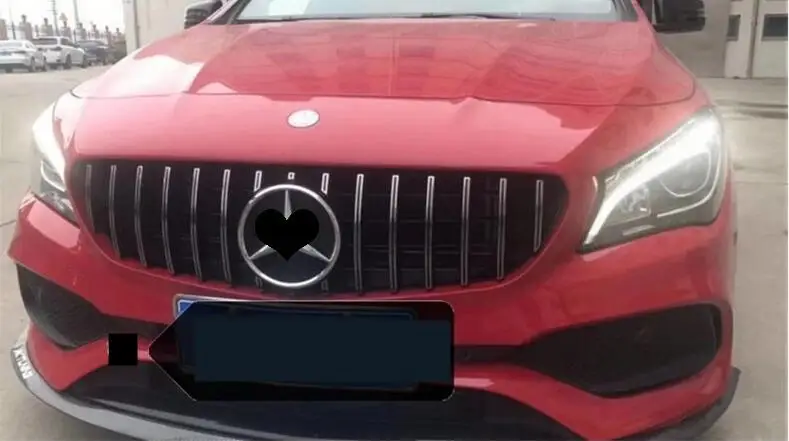 Высокое качество автомобиля ABS сетка решетка отделка Гонки Грили подходит для Benz