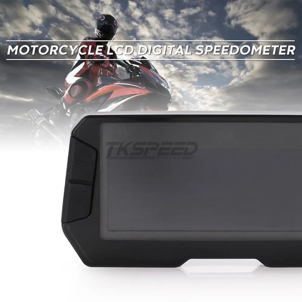 Светодиодный 12000 об/мин 6 Шестерни универсальный мотоцикл ЖК дисплей цифровой