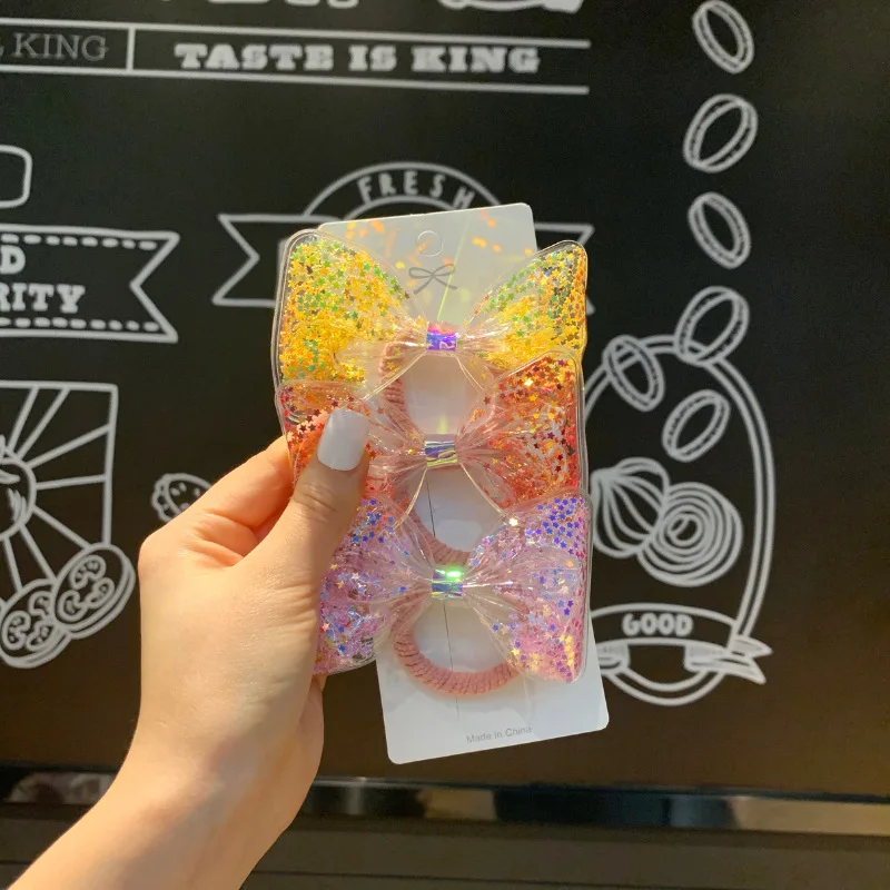 

Резинки для волос Ruoshui для девочек, эластичные, со звездами