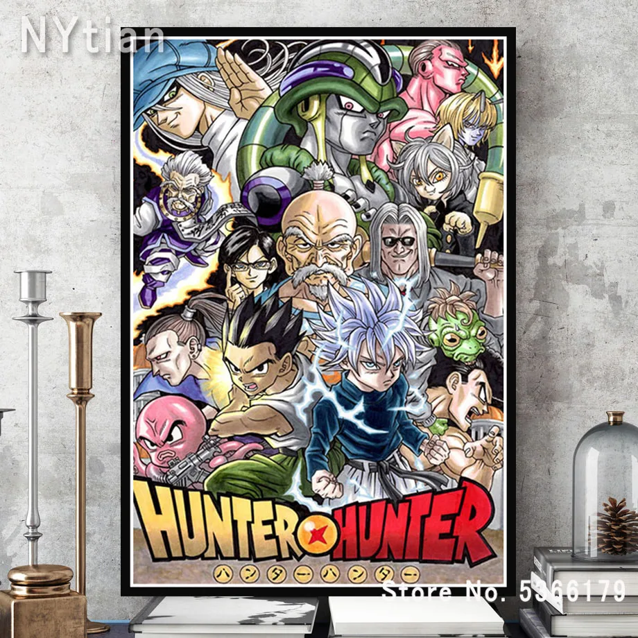 Постер NT173 картина по мотивам комиксов Hunter x японское аниме маслом холст принты