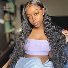 Прозрачный Парик HD с волнистой сеткой 13x5x2, парик с фронтальной сеткой, предварительно выщипанный парик для женщин, бразильский парик с T-образной сеткой, арабилла