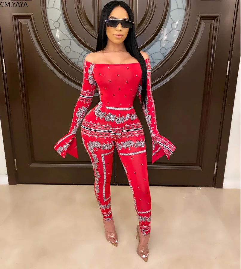 2020 зимние женские облегающие комбинезоны с вырезом лодочкой длинными рукавами