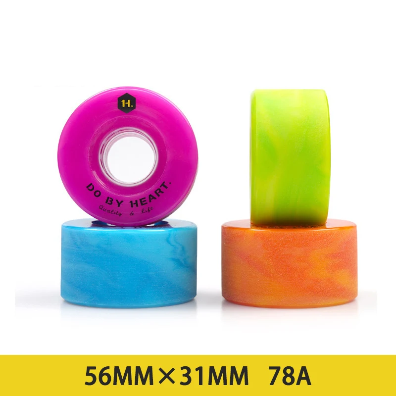 Двойной рокер скейтборд лонгборд колеса щетка уличное колесо дорожное 56*31 мм 78A