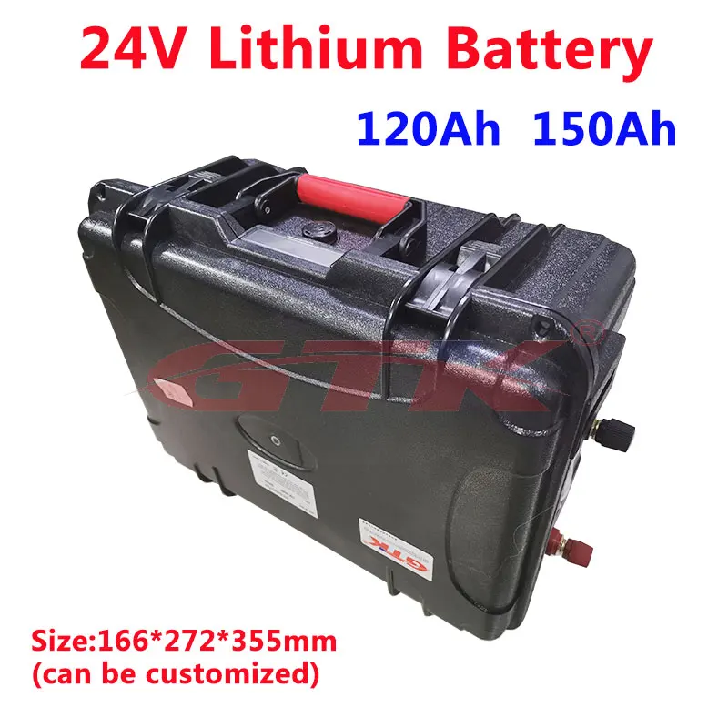 Poweful литиевая ионная батарея 24 В 120ач 150ач с BMS для 3600 Вт Инвертор Солнечная система