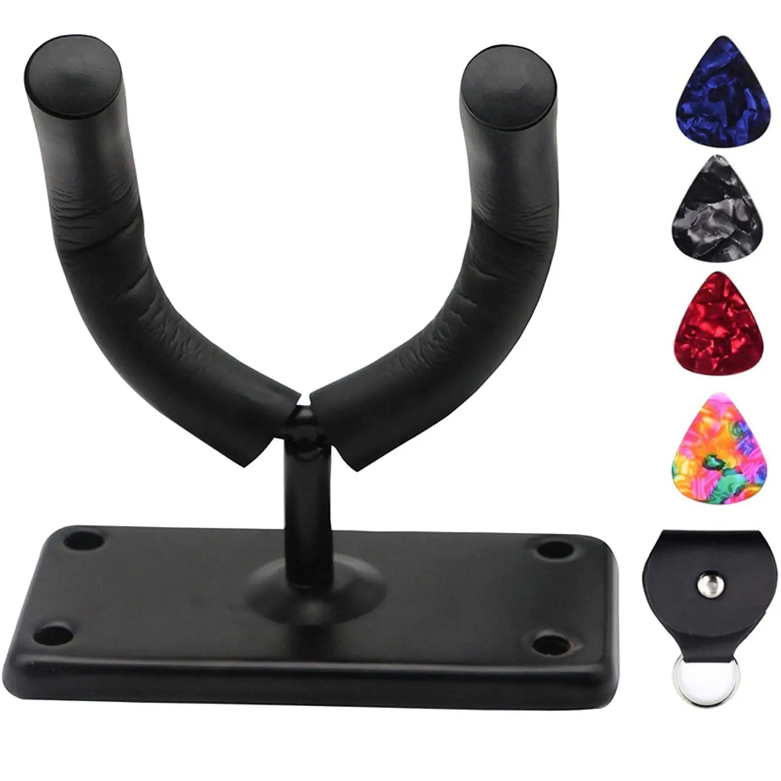 

Wall Mount Hanger Hook Rack Holder Stand Metal Ukulele Acoustic Guitar Hanger Display Hook For Acoustic Electric Bass Guitars