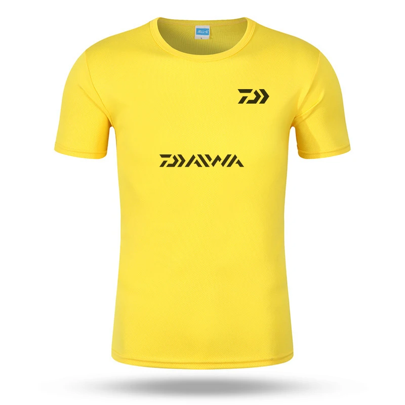 

DAIWA Clothes S~3XL Men Quick Drying Fishing Clothing T Shirt Ultrathin Short Sleeve Sunscreen Anti-UV Breathable Fishing tShirt