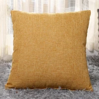 solid linen sofa waist cushion cover 404045455030505055554060cm throw pillowcase office home decor pillow case cojine
