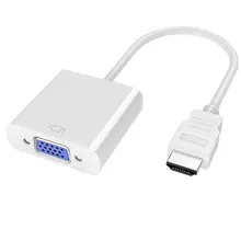 Адаптер HDMI в VGA кабель конвертер с поддержкой 1080P аудиокабель для