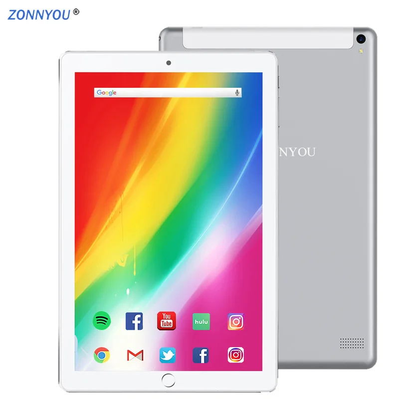 2.5D стальной экран 10,1 дюймов планшетный ПК Android 8,0 Восьмиядерный 4G/3G Телефонный звонок 6 ГБ+ 128 Гб двойной SIM-kaart Wi-Fi ips Bluetooth планшет